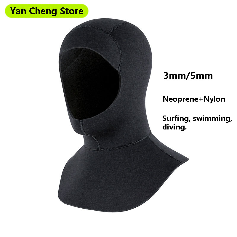 Scuba Diving Wetsuit 5Mm Neoprene - 남녀공용 네오프렌 수영모 (숄더형) 3mm/5mm 두께