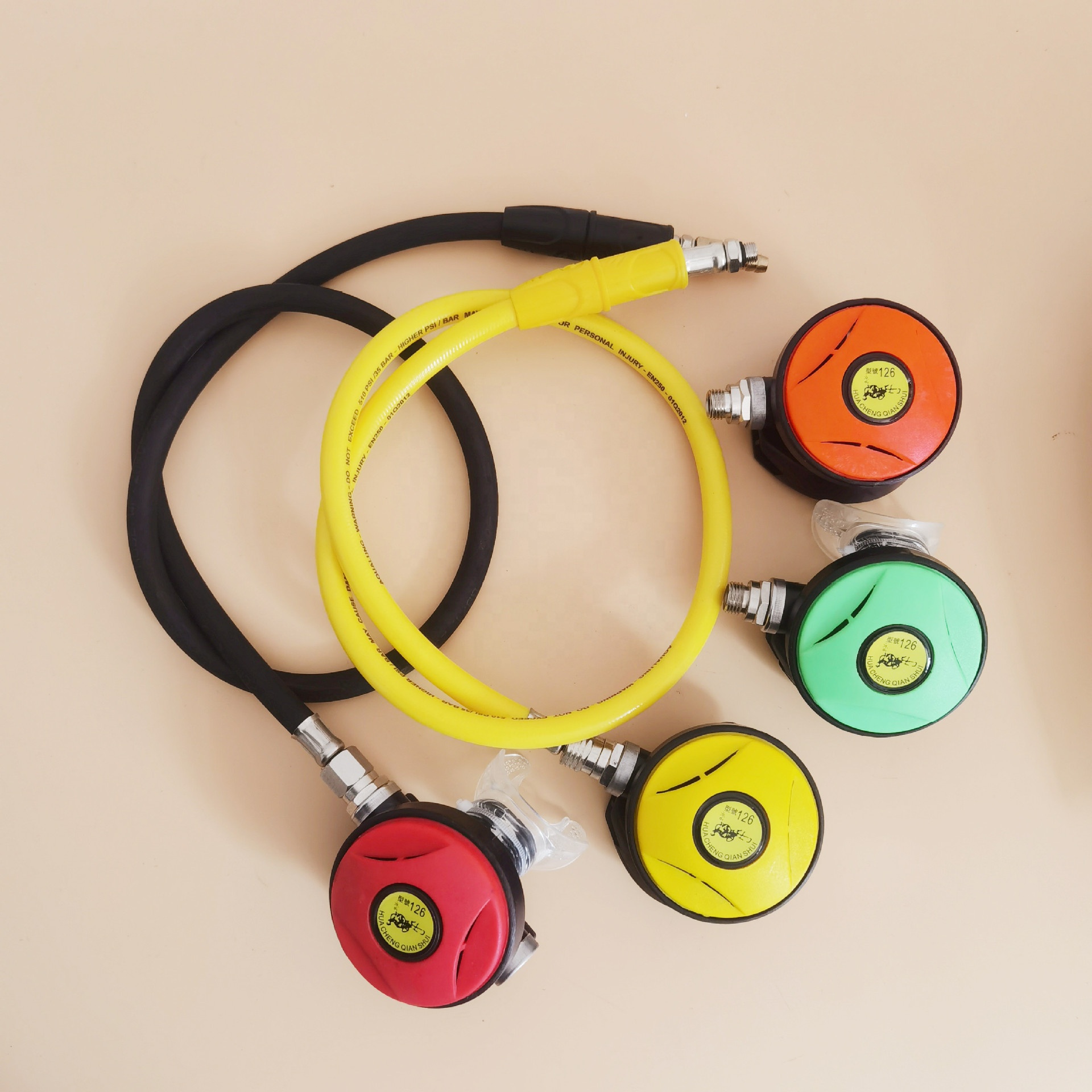 Second Stage Octopus Diving Regulator - 다이빙 호흡기 안전 2단계 호스 파이프