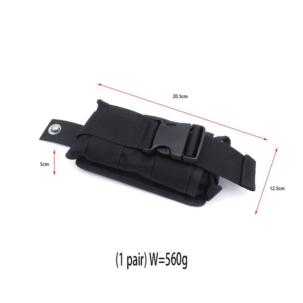 Scuba Weight Belt Pocket Quick Release - 새로운 2개입 예비 블랙 1680D 나일론