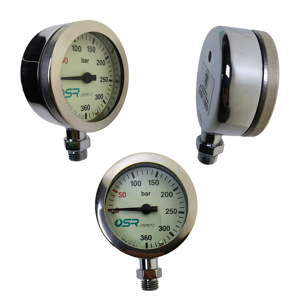 Diving Pressure Gauge Submersible Spg - 압력 게이지 360 바 다이빙 SPG