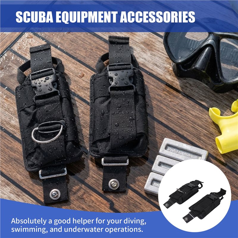 A89E-신제품 2개입 예비용 블랙 1680D 나일론  - Scuba Weight Belt Pocket Quick Release 리뷰 및 가격