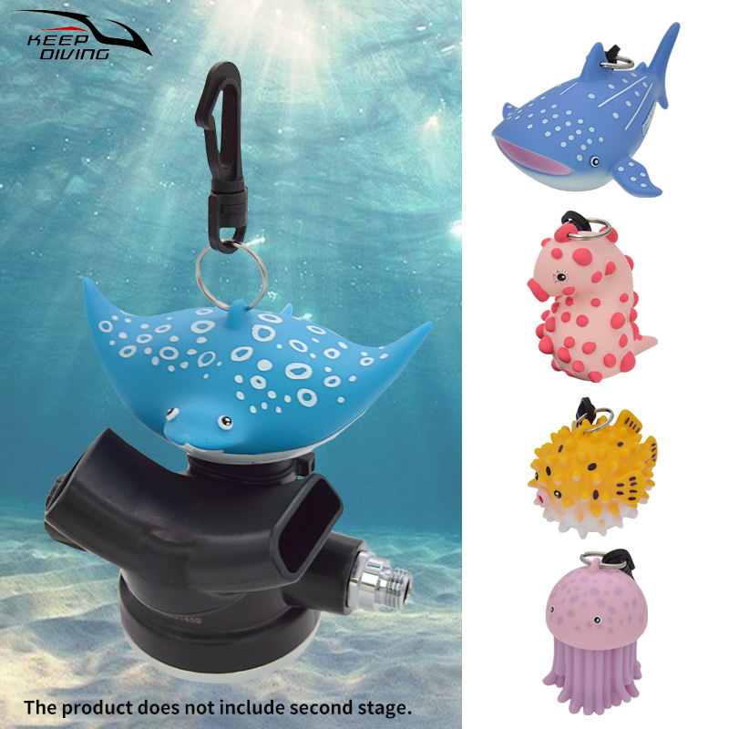 1개 만화 물고기 모양 스쿠버 다이빙 마우스피스 방진  - Second Stage Octopus Diving Regulator 리뷰 및 가격