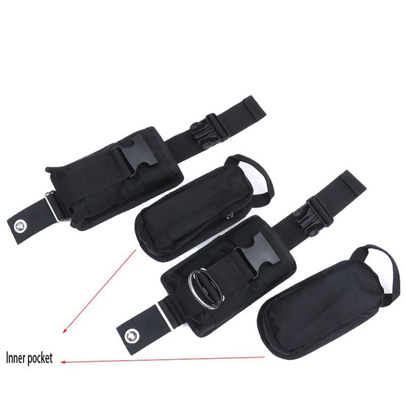 새로운 4개입 예비용 블랙 1680D 나일론 스쿠버 다 - Scuba Weight Belt Pocket Quick Release 리뷰 및 가격